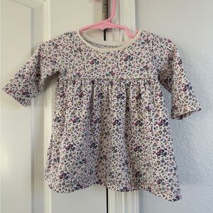 Old Navy Cream Floral Baby Dress